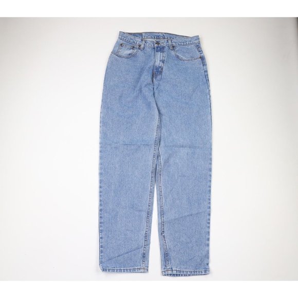 NOS Vintage 90s Streetwear Mens 30x32 Loose Fit Tapered Leg Denim Jeans Pants